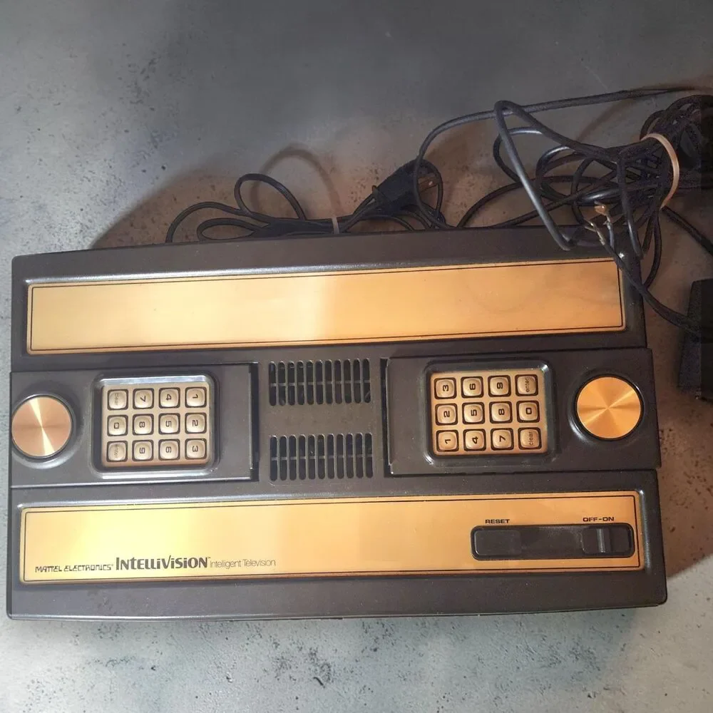 Vintage 1979 Mattel Intellivision 2609 Console Matching Box Games Manuals Untest
